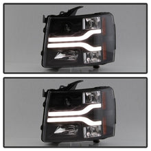 Load image into Gallery viewer, Daytime Running Lights LED Projector Headlights for 2007 - 2014 Chevrolet 1500/2500/3500